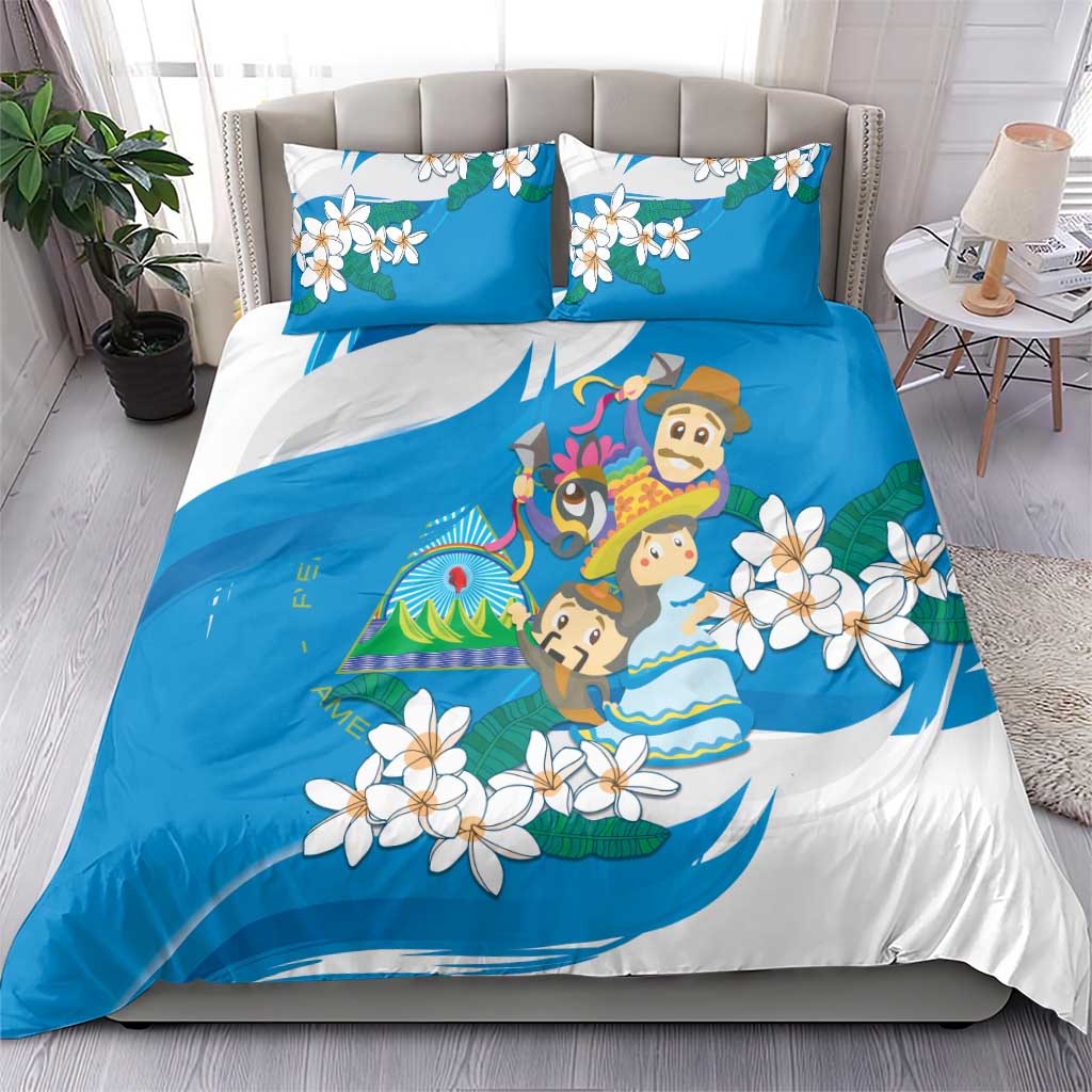 Nicaragua Independence Day Bedding Set Since 1821 Nicaragua Culture Concept - Wonder Print Shop