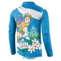 Nicaragua Independence Day Button Sweatshirt Since 1821 Nicaragua Culture Concept - Wonder Print Shop