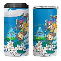 Nicaragua Independence Day 4 in 1 Can Cooler Tumbler Since 1821 Nicaragua Culture Concept - Wonder Print Shop