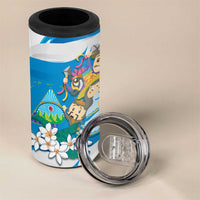 Nicaragua Independence Day 4 in 1 Can Cooler Tumbler Since 1821 Nicaragua Culture Concept - Wonder Print Shop