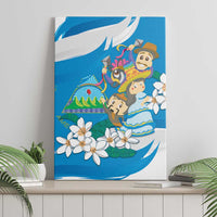 Nicaragua Independence Day Canvas Wall Art Since 1821 Nicaragua Culture Concept - Wonder Print Shop
