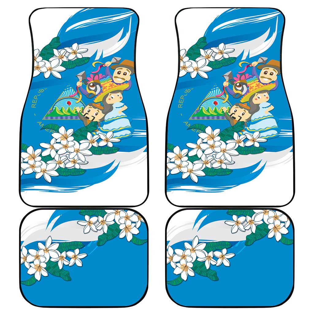Nicaragua Independence Day Car Mats Since 1821 Nicaragua Culture Concept - Wonder Print Shop