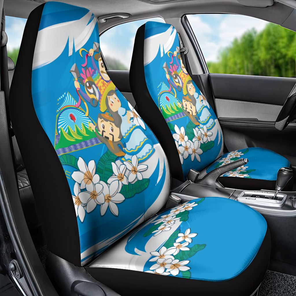 Nicaragua Independence Day Car Seat Cover Since 1821 Nicaragua Culture Concept - Wonder Print Shop