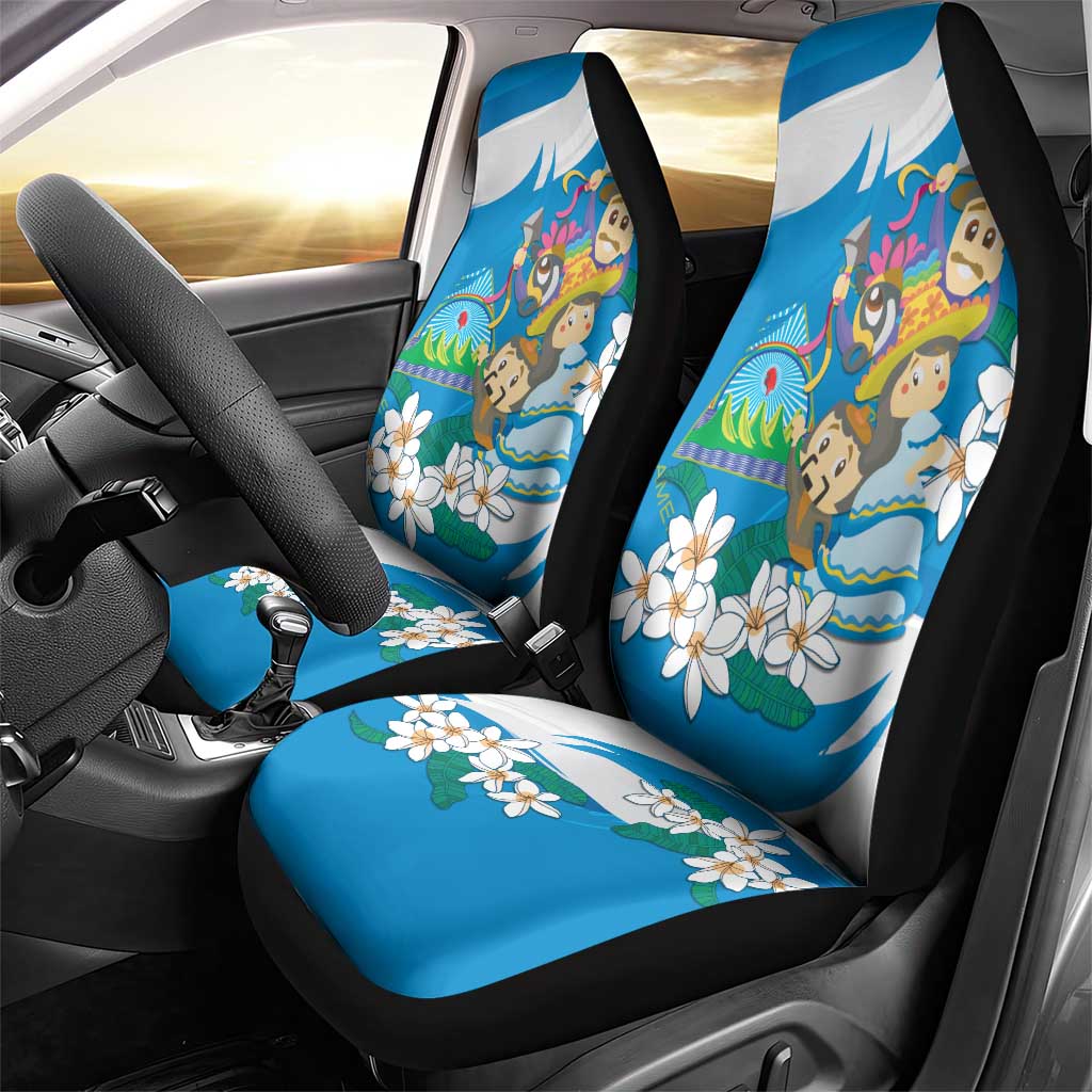 Nicaragua Independence Day Car Seat Cover Since 1821 Nicaragua Culture Concept - Wonder Print Shop
