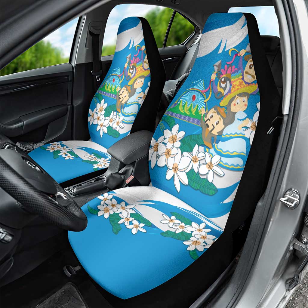 Nicaragua Independence Day Car Seat Cover Since 1821 Nicaragua Culture Concept - Wonder Print Shop