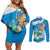 Nicaragua Independence Day Couples Matching Off Shoulder Short Dress and Long Sleeve Button Shirt Since 1821 Nicaragua Culture Concept - Wonder Print Shop