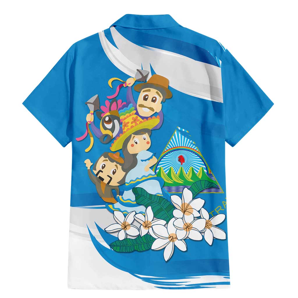 Nicaragua Independence Day Family Matching Mermaid Dress and Hawaiian Shirt Since 1821 Nicaragua Culture Concept - Wonder Print Shop