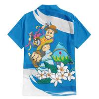 Nicaragua Independence Day Family Matching Mermaid Dress and Hawaiian Shirt Since 1821 Nicaragua Culture Concept - Wonder Print Shop