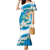 Nicaragua Independence Day Family Matching Mermaid Dress and Hawaiian Shirt Since 1821 Nicaragua Culture Concept - Wonder Print Shop