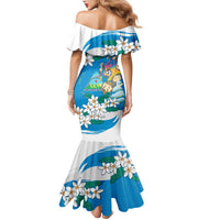 Nicaragua Independence Day Family Matching Mermaid Dress and Hawaiian Shirt Since 1821 Nicaragua Culture Concept - Wonder Print Shop