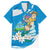 Nicaragua Independence Day Family Matching Off The Shoulder Long Sleeve Dress and Hawaiian Shirt Since 1821 Nicaragua Culture Concept - Wonder Print Shop