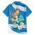 Nicaragua Independence Day Family Matching Off The Shoulder Long Sleeve Dress and Hawaiian Shirt Since 1821 Nicaragua Culture Concept - Wonder Print Shop