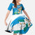 Nicaragua Independence Day Family Matching Off Shoulder Maxi Dress and Hawaiian Shirt Since 1821 Nicaragua Culture Concept - Wonder Print Shop