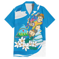Nicaragua Independence Day Family Matching Puletasi and Hawaiian Shirt Since 1821 Nicaragua Culture Concept - Wonder Print Shop