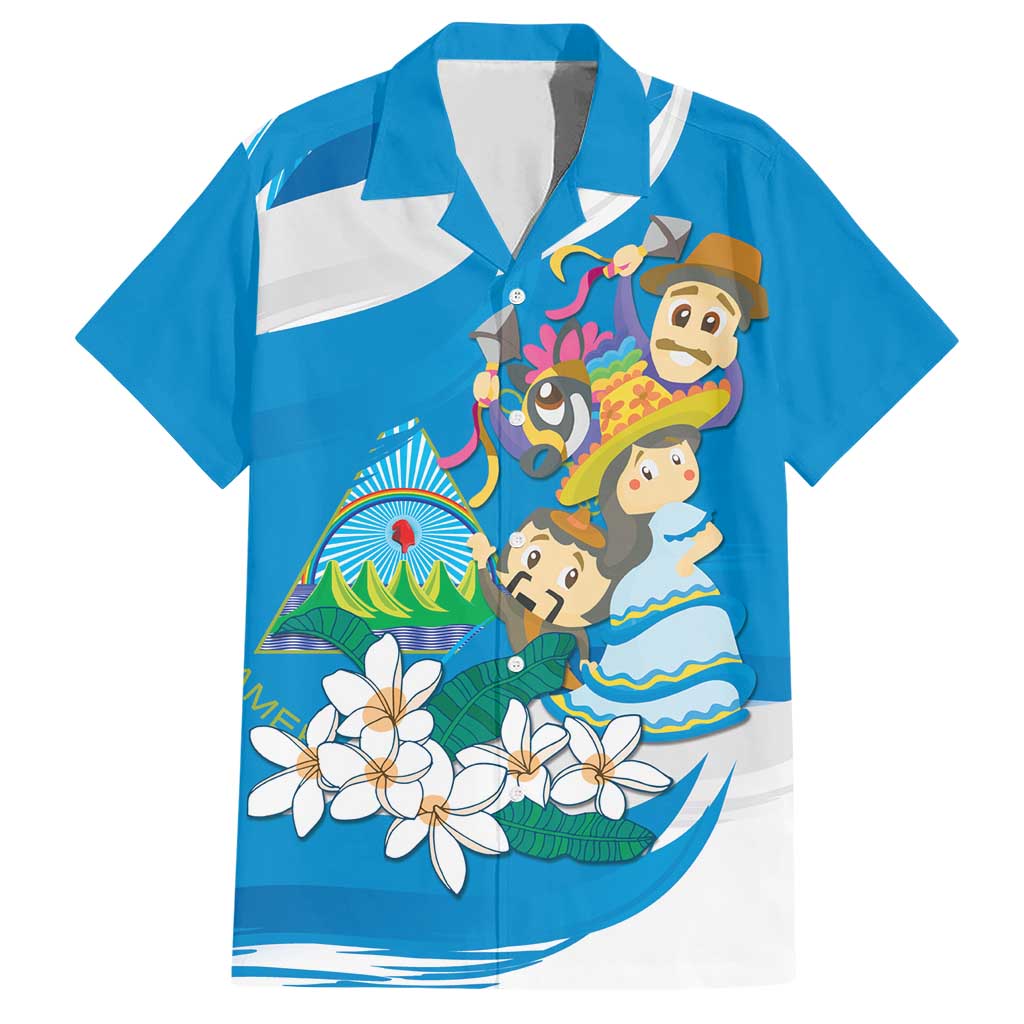 Nicaragua Independence Day Family Matching Short Sleeve Bodycon Dress and Hawaiian Shirt Since 1821 Nicaragua Culture Concept - Wonder Print Shop