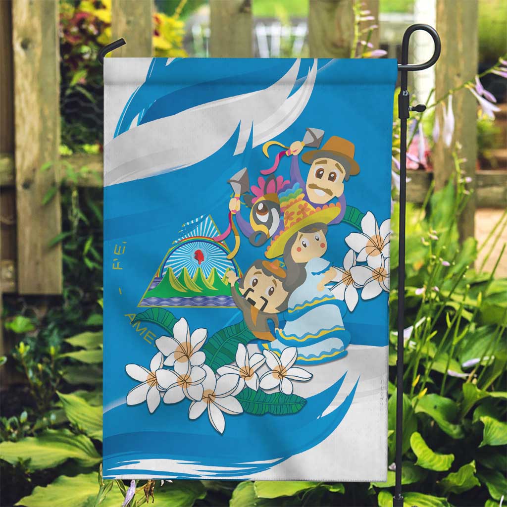 Nicaragua Independence Day Garden Flag Since 1821 Nicaragua Culture Concept - Wonder Print Shop