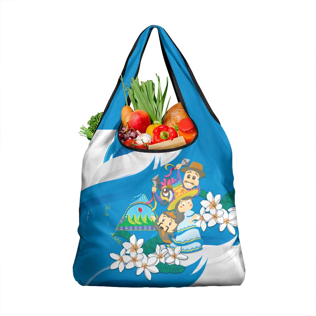 Nicaragua Independence Day Grocery Bag Since 1821 Nicaragua Culture Concept - Wonder Print Shop