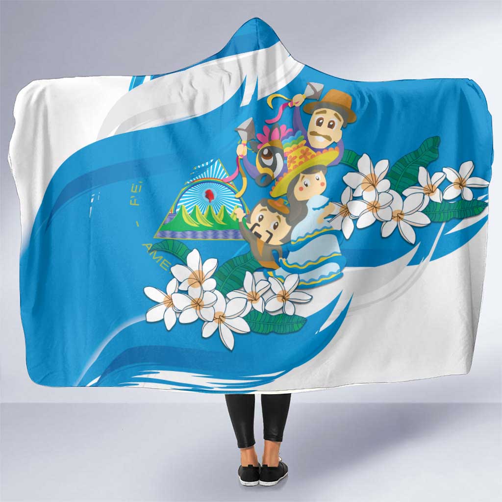 Nicaragua Independence Day Hooded Blanket Since 1821 Nicaragua Culture Concept - Wonder Print Shop