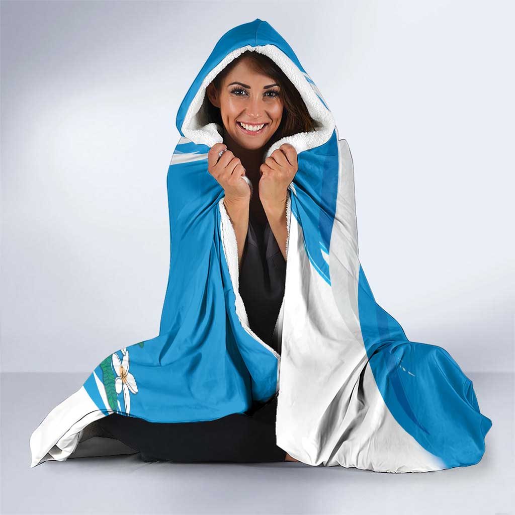 Nicaragua Independence Day Hooded Blanket Since 1821 Nicaragua Culture Concept - Wonder Print Shop