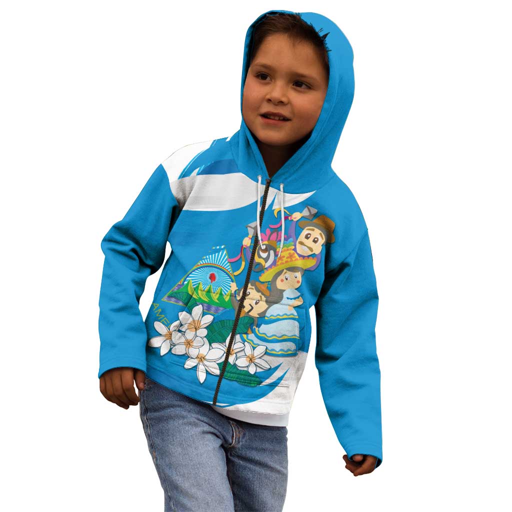Nicaragua Independence Day Kid Hoodie Since 1821 Nicaragua Culture Concept - Wonder Print Shop