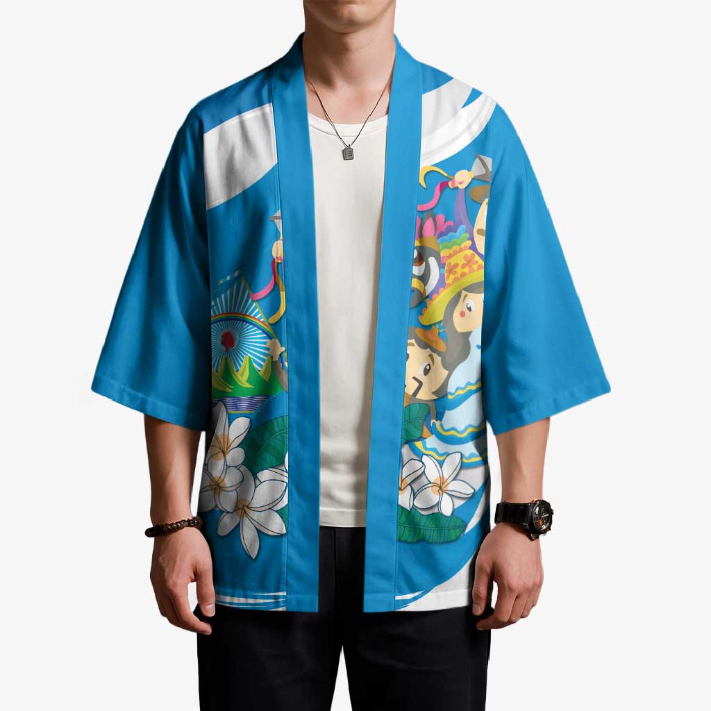 Nicaragua Independence Day Kimono Since 1821 Nicaragua Culture Concept - Wonder Print Shop