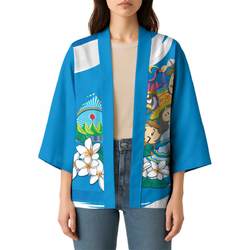 Nicaragua Independence Day Kimono Since 1821 Nicaragua Culture Concept - Wonder Print Shop