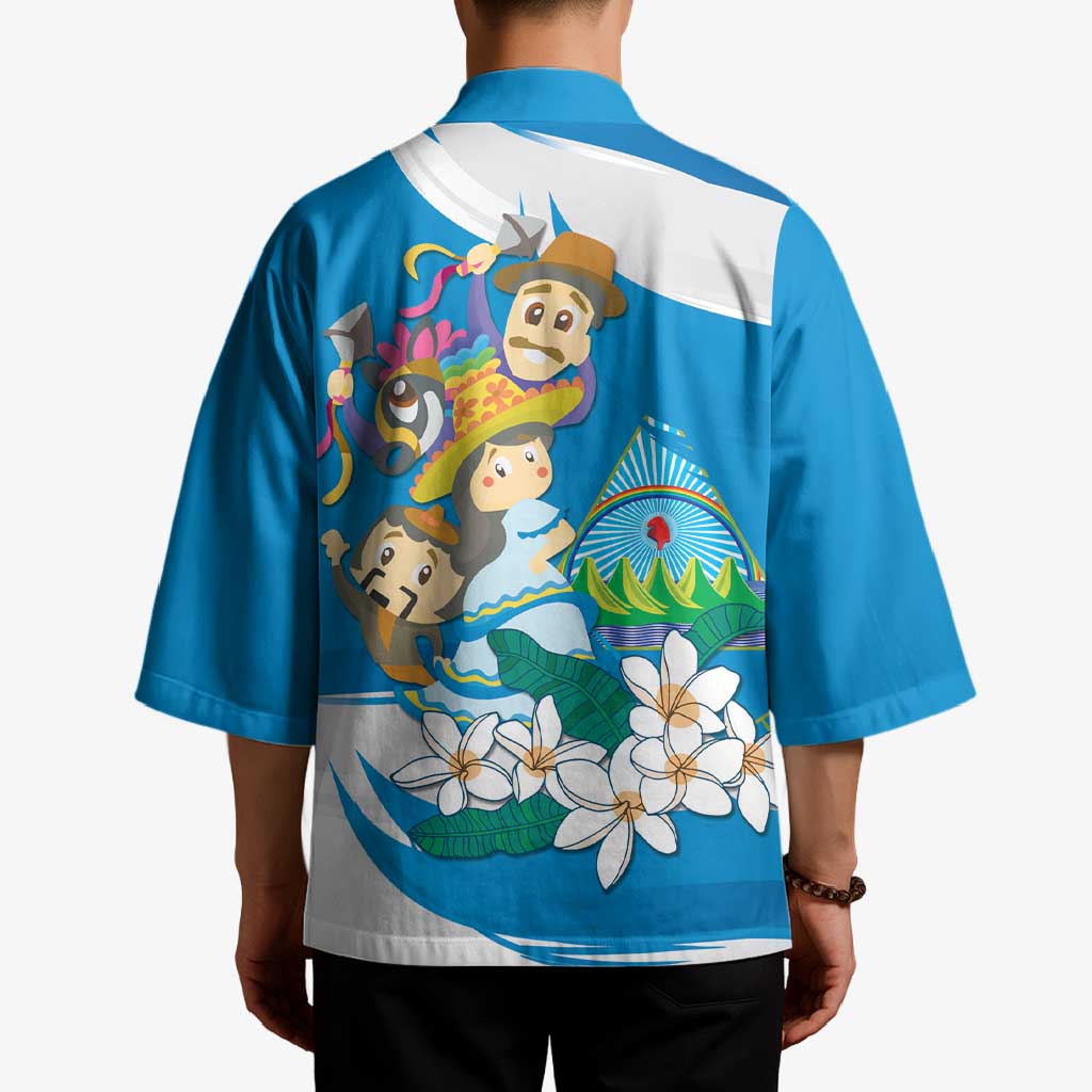 Nicaragua Independence Day Kimono Since 1821 Nicaragua Culture Concept - Wonder Print Shop