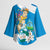 Nicaragua Independence Day Kimono Sleeve Blouse Since 1821 Nicaragua Culture Concept - Wonder Print Shop