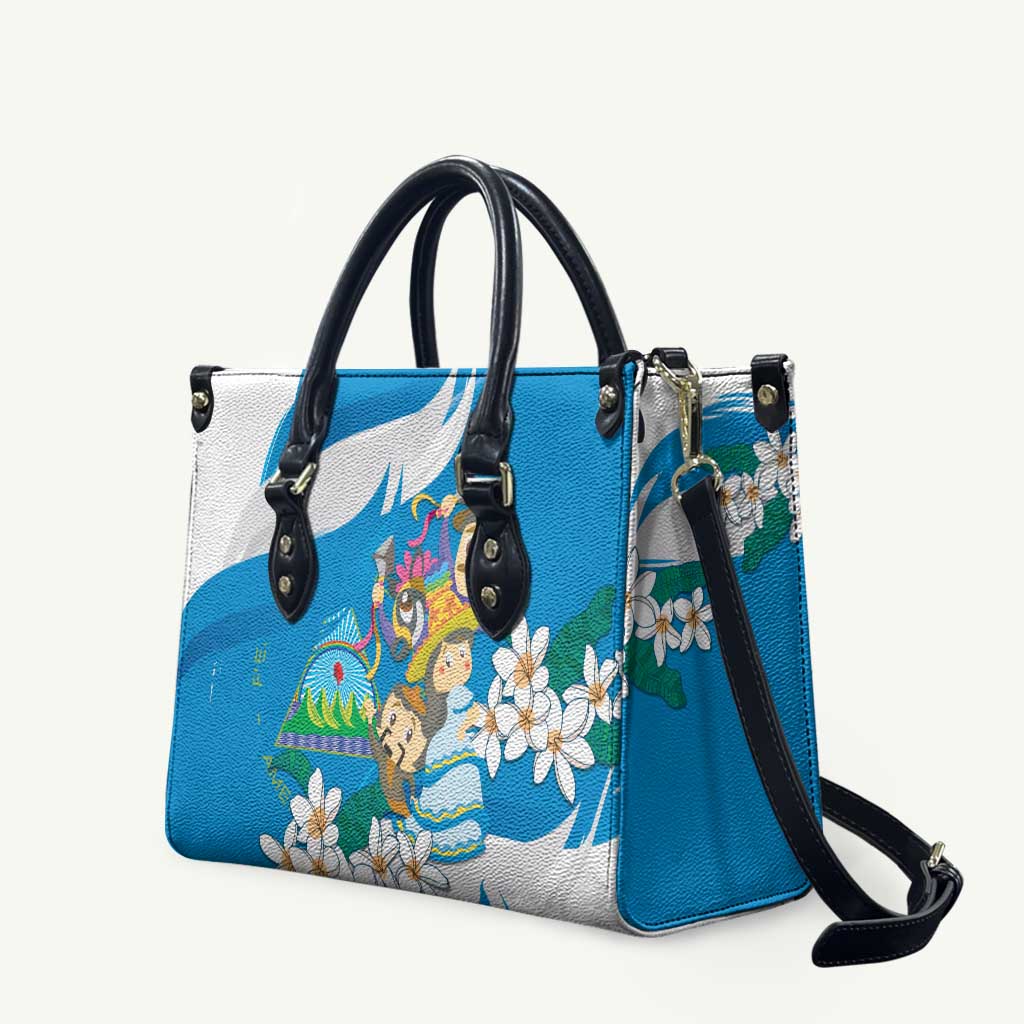 Nicaragua Independence Day Leather Bag Since 1821 Nicaragua Culture Concept - Wonder Print Shop