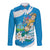 Nicaragua Independence Day Long Sleeve Button Shirt Since 1821 Nicaragua Culture Concept - Wonder Print Shop