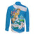 Nicaragua Independence Day Long Sleeve Button Shirt Since 1821 Nicaragua Culture Concept - Wonder Print Shop