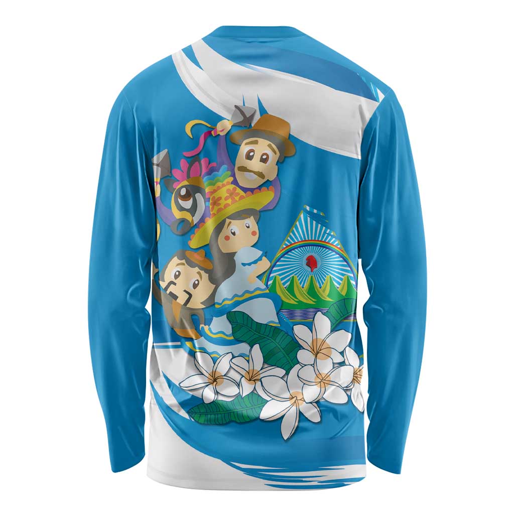 Nicaragua Independence Day Long Sleeve Shirt Since 1821 Nicaragua Culture Concept - Wonder Print Shop