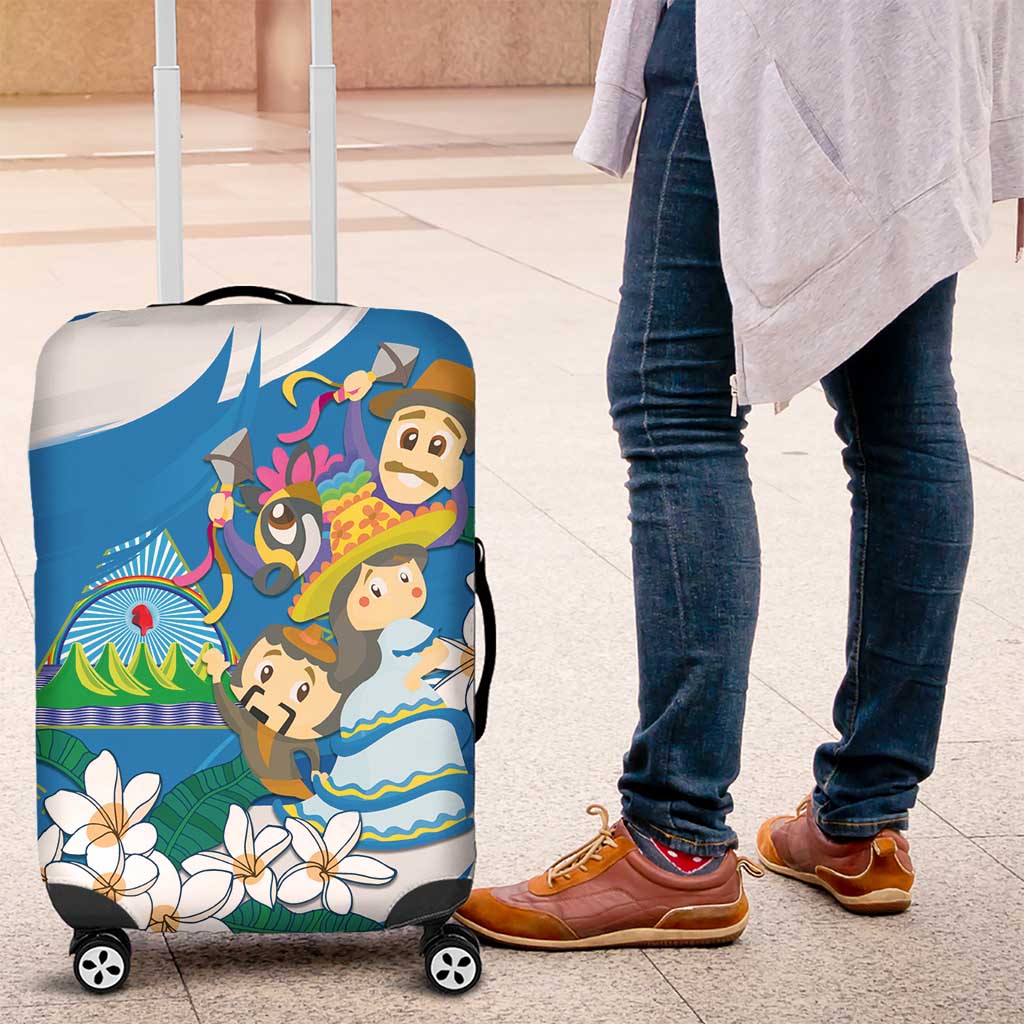 Nicaragua Independence Day Luggage Cover Since 1821 Nicaragua Culture Concept - Wonder Print Shop
