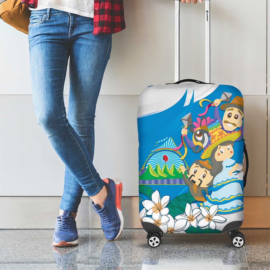 Nicaragua Independence Day Luggage Cover Since 1821 Nicaragua Culture Concept - Wonder Print Shop