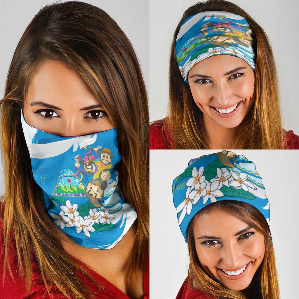 Nicaragua Independence Day Neck Gaiter Since 1821 Nicaragua Culture Concept - Wonder Print Shop
