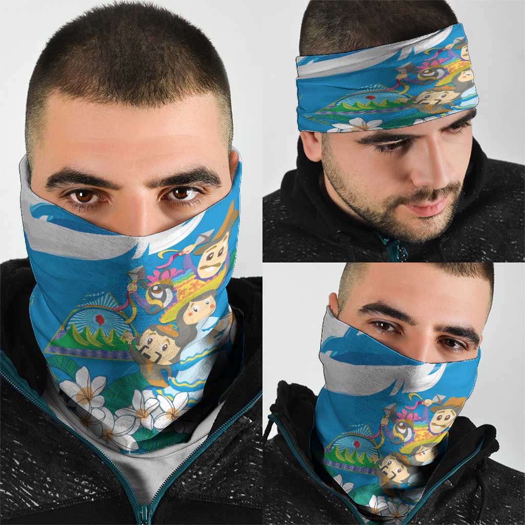 Nicaragua Independence Day Neck Gaiter Since 1821 Nicaragua Culture Concept - Wonder Print Shop