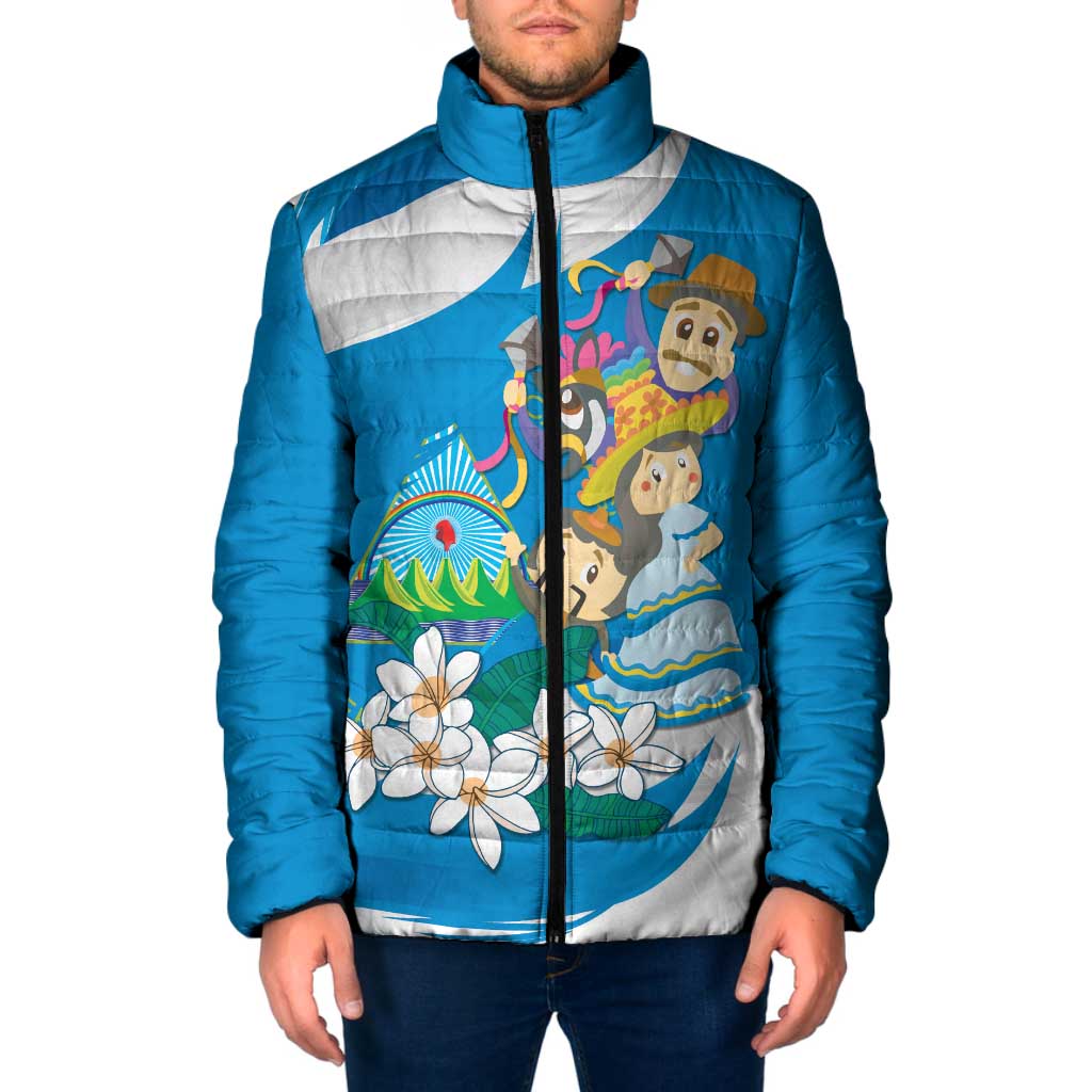 Nicaragua Independence Day Padded Jacket Since 1821 Nicaragua Culture Concept - Wonder Print Shop