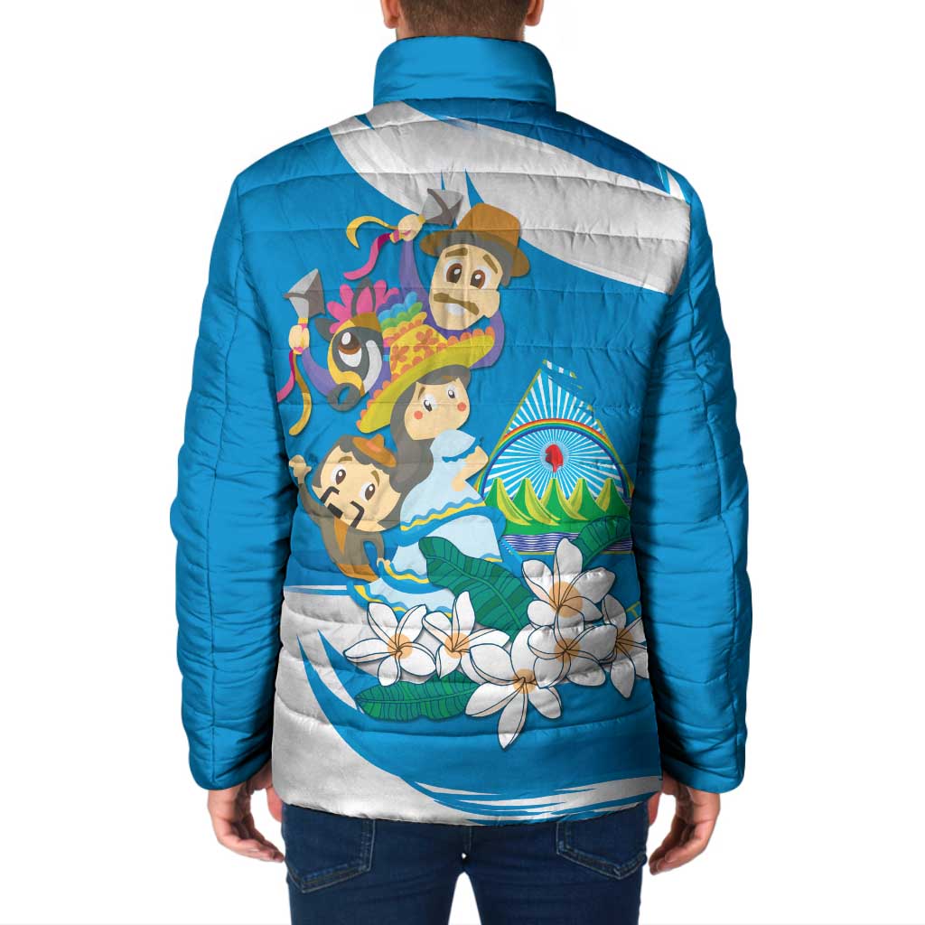 Nicaragua Independence Day Padded Jacket Since 1821 Nicaragua Culture Concept - Wonder Print Shop