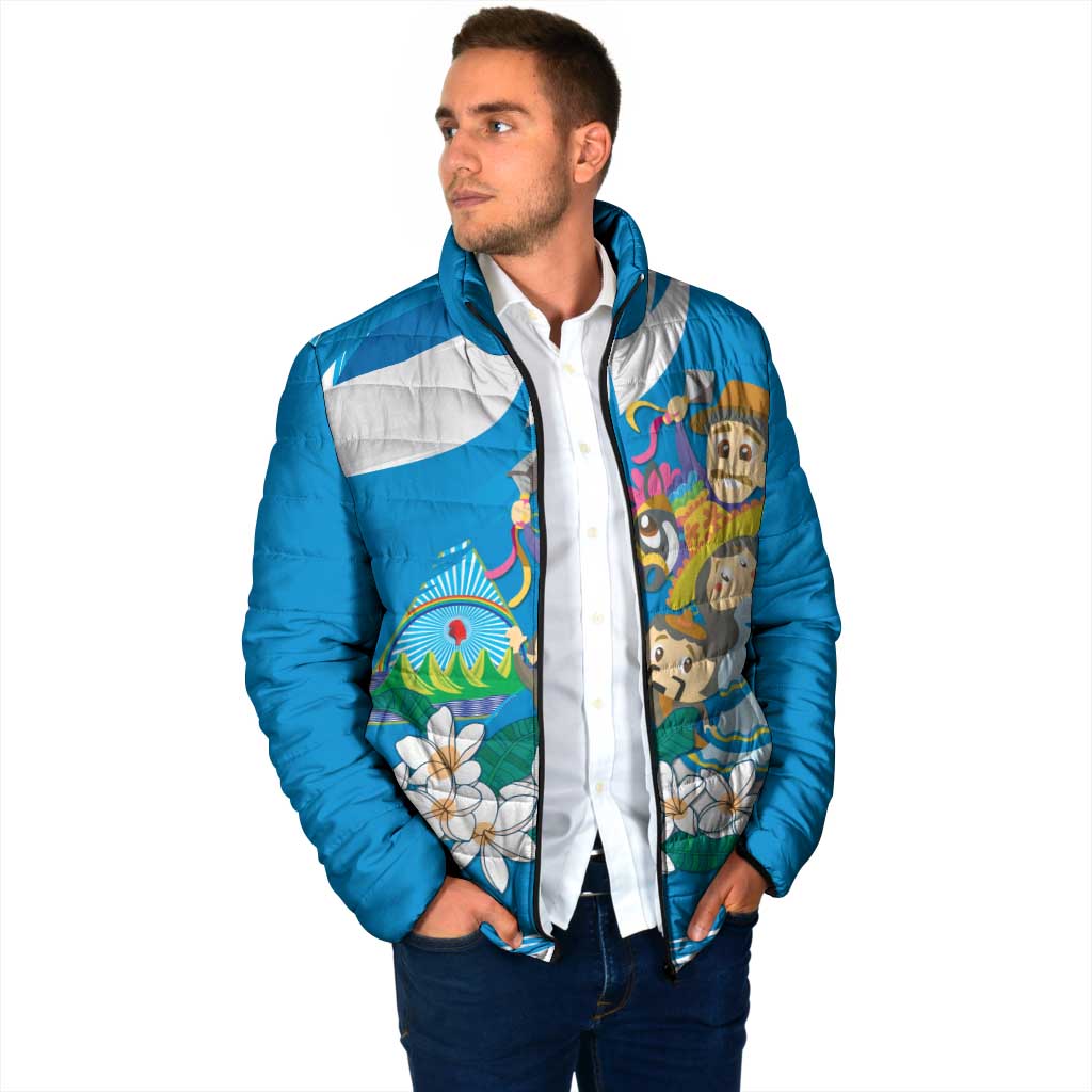 Nicaragua Independence Day Padded Jacket Since 1821 Nicaragua Culture Concept - Wonder Print Shop