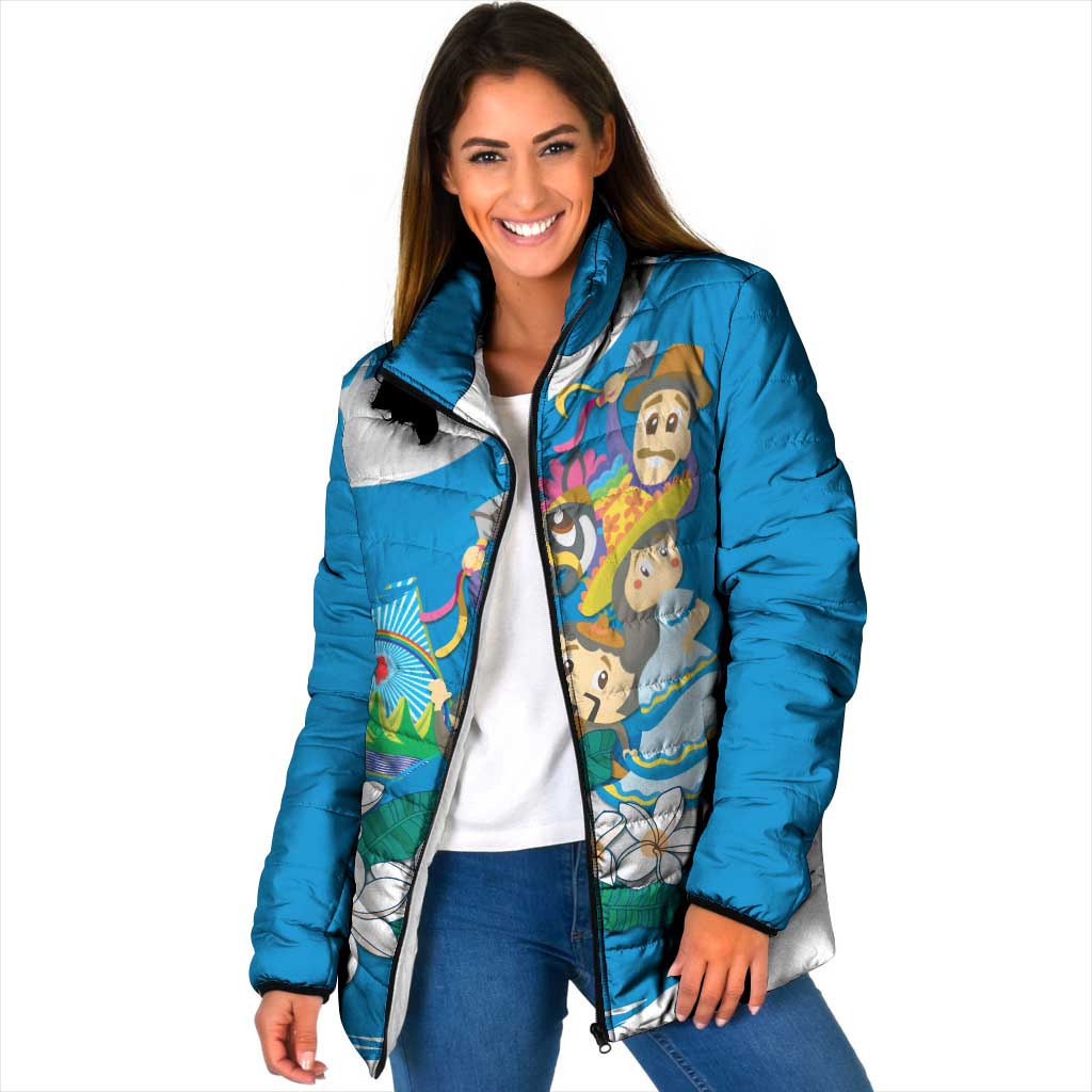 Nicaragua Independence Day Padded Jacket Since 1821 Nicaragua Culture Concept - Wonder Print Shop