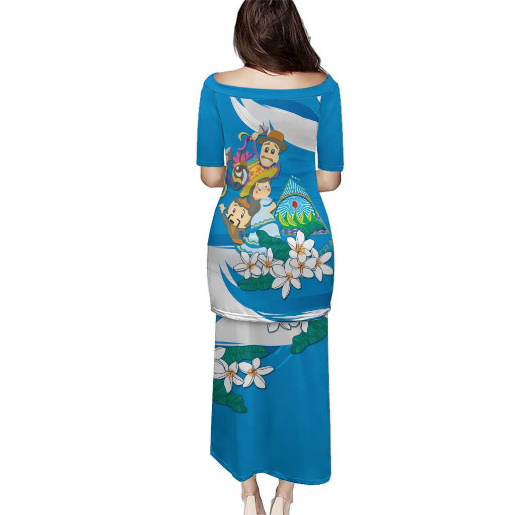 Nicaragua Independence Day Puletasi Since 1821 Nicaragua Culture Concept - Wonder Print Shop