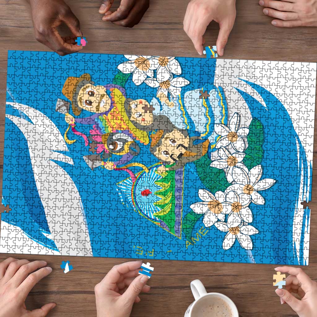 Nicaragua Independence Day Puzzle Since 1821 Nicaragua Culture Concept - Wonder Print Shop