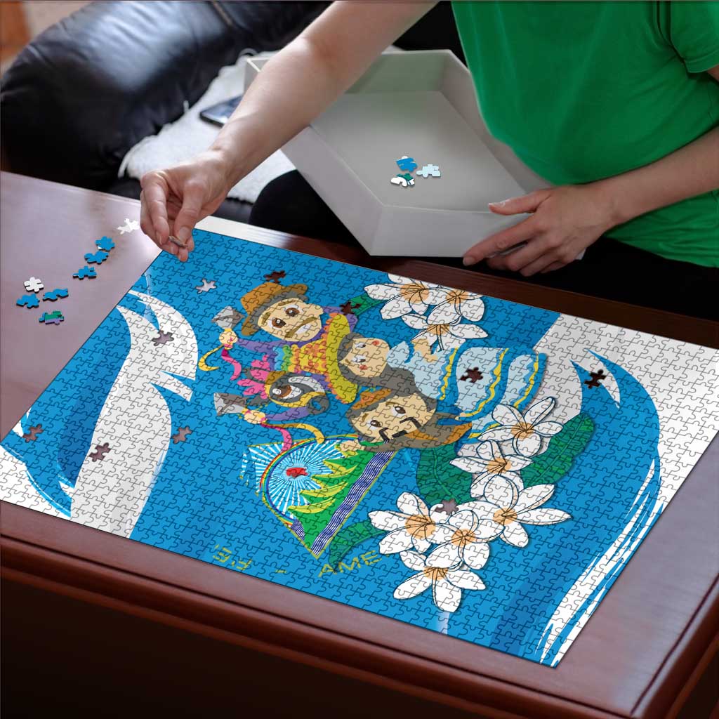 Nicaragua Independence Day Puzzle Since 1821 Nicaragua Culture Concept - Wonder Print Shop