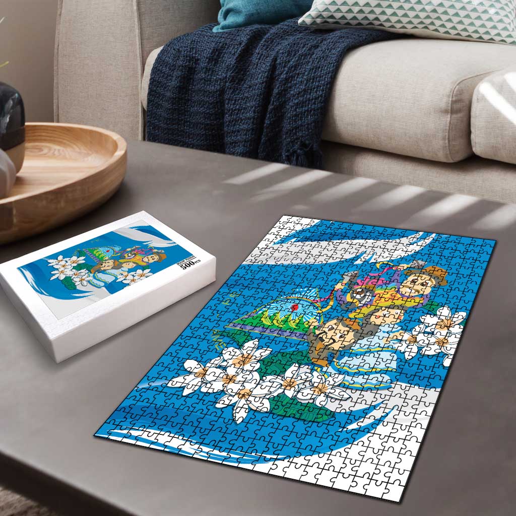 Nicaragua Independence Day Puzzle Since 1821 Nicaragua Culture Concept - Wonder Print Shop