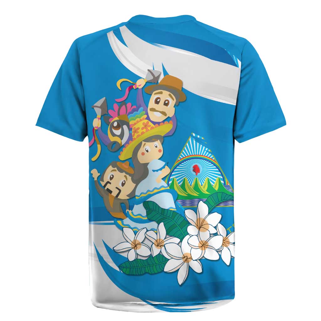 Nicaragua Independence Day Rugby Jersey Since 1821 Nicaragua Culture Concept - Wonder Print Shop