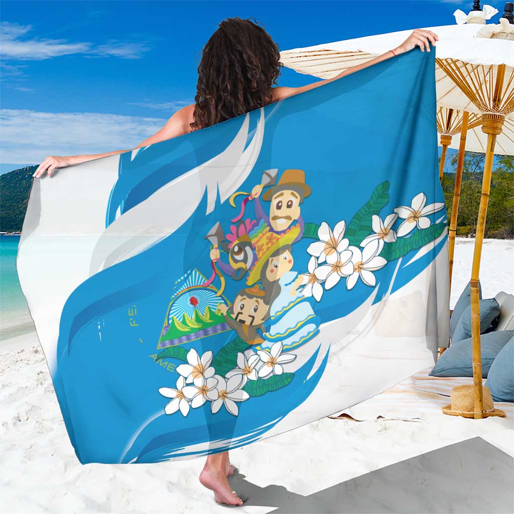 Nicaragua Independence Day Sarong Since 1821 Nicaragua Culture Concept - Wonder Print Shop