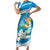Nicaragua Independence Day Short Sleeve Bodycon Dress Since 1821 Nicaragua Culture Concept - Wonder Print Shop