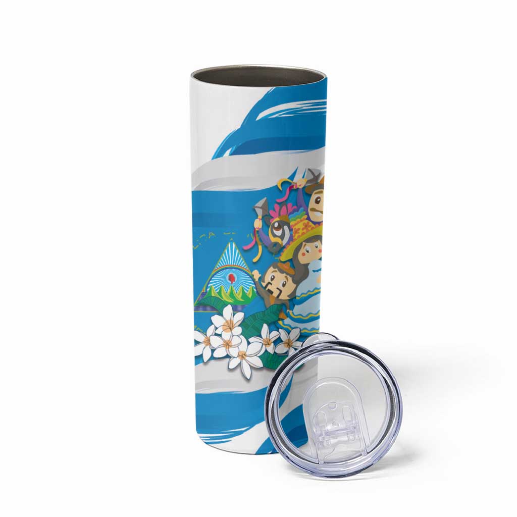 Nicaragua Independence Day Skinny Tumbler Since 1821 Nicaragua Culture Concept - Wonder Print Shop