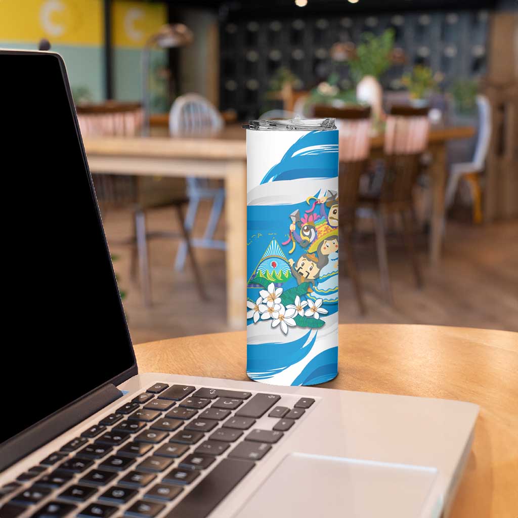 Nicaragua Independence Day Skinny Tumbler Since 1821 Nicaragua Culture Concept - Wonder Print Shop