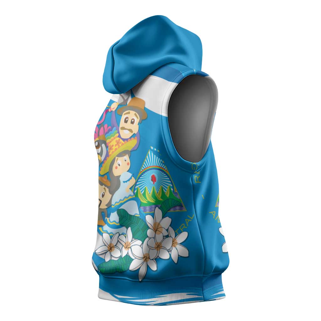 Nicaragua Independence Day Sleeveless Hoodie Since 1821 Nicaragua Culture Concept - Wonder Print Shop